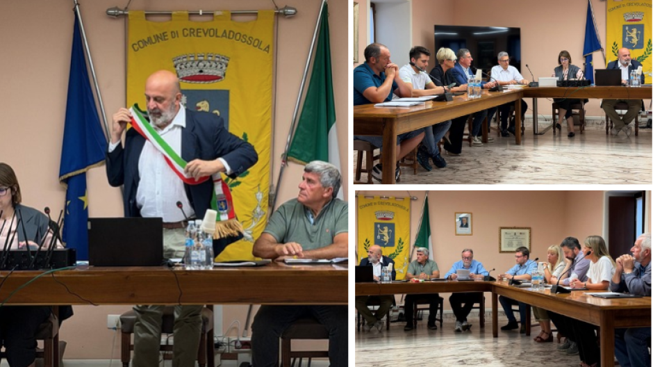 Crevoladossola, Ferroni ha giurato per il terzo mandato